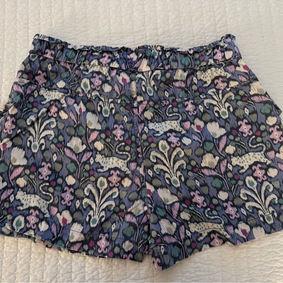 Anthropologie Estelle Blue and Pink Cargo Shorts - Picture 4 of 7